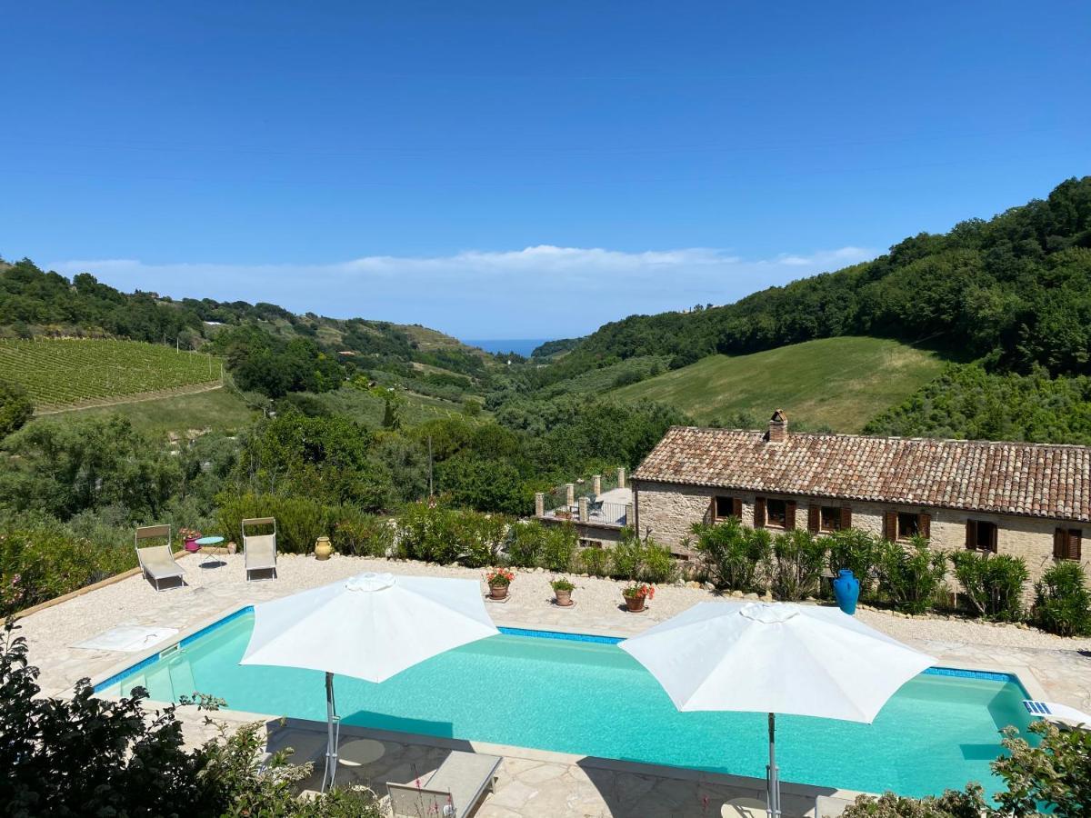 Ferienwohnung Casa Delle Sorgenti Montefiore dellʼAso Exterior foto