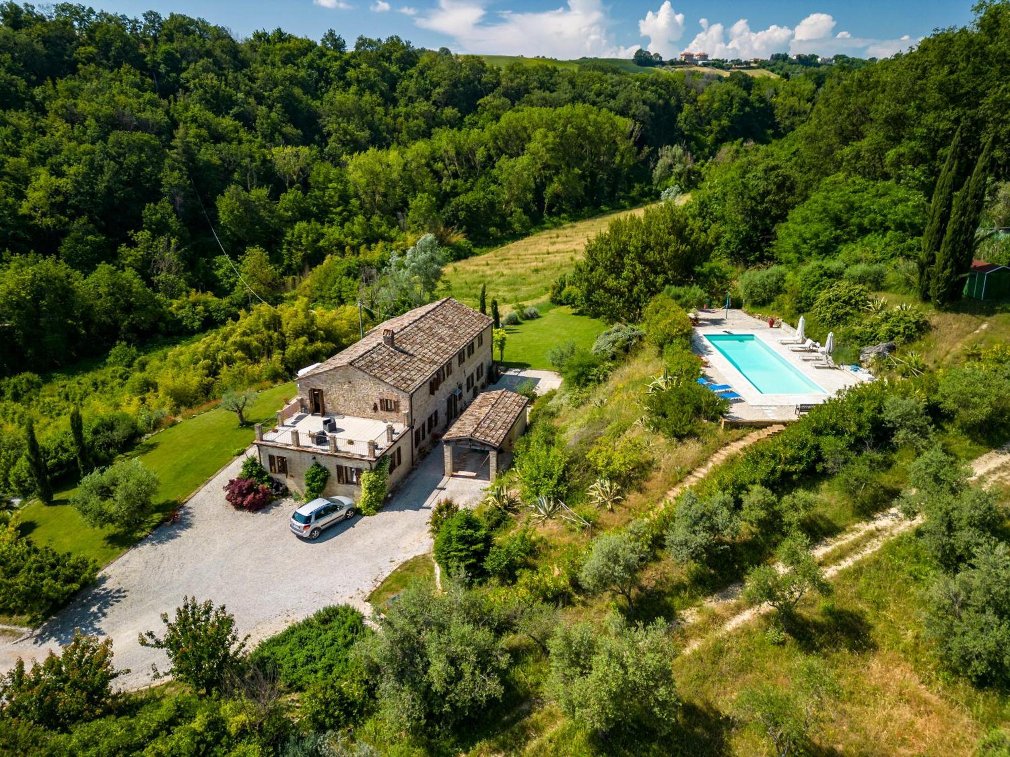 Ferienwohnung Casa Delle Sorgenti Montefiore dellʼAso Exterior foto
