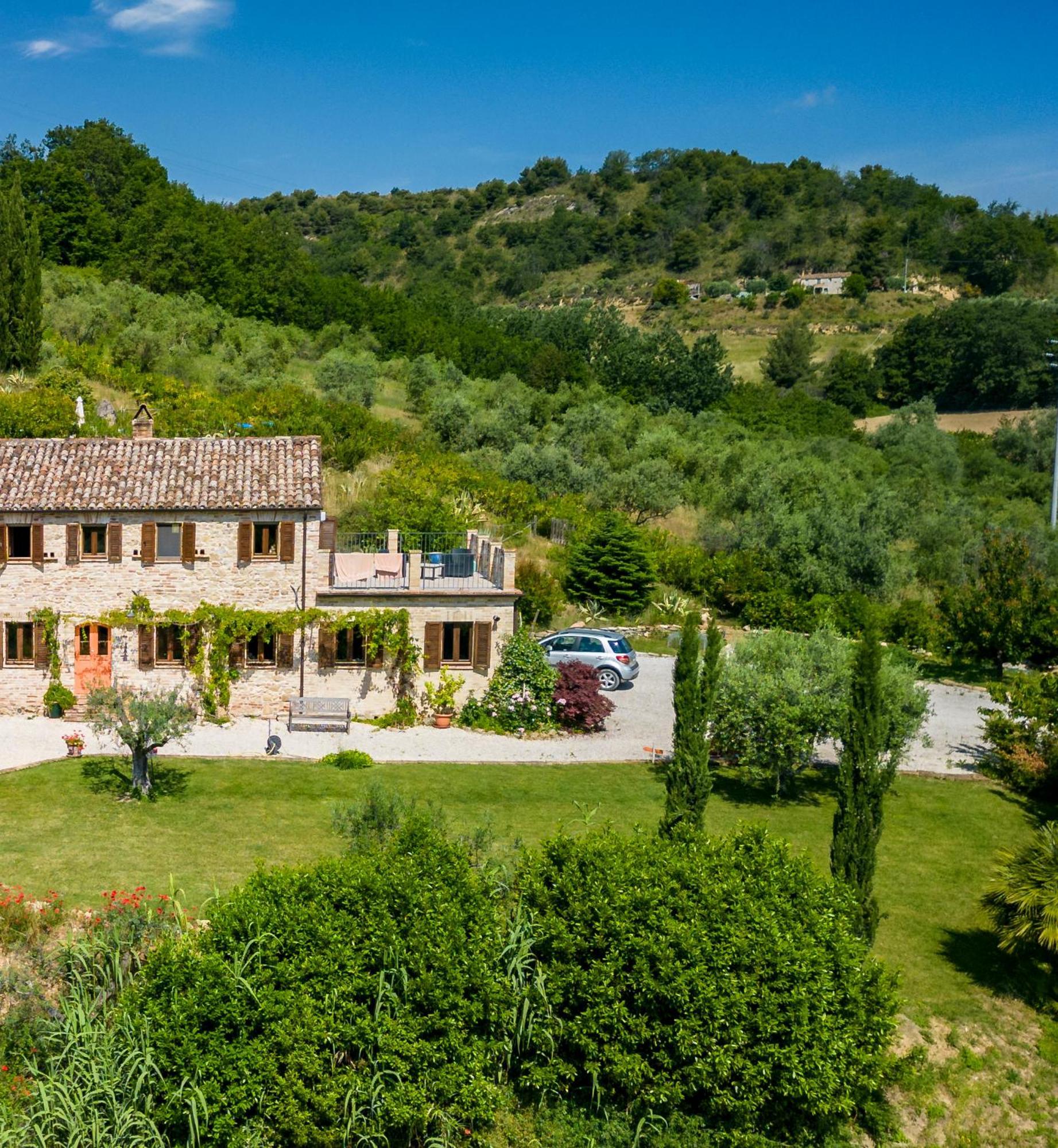 Ferienwohnung Casa Delle Sorgenti Montefiore dellʼAso Exterior foto